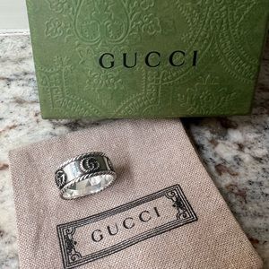Authentic Gucci Double G Ring